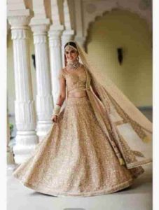 Golden Sabyasachi lehenga(Wedding Looks For Girl)